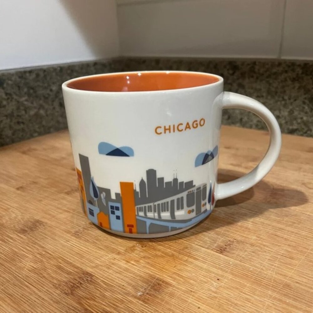 Starbucks Been There Series Ceramic Mug - Chicago 14oz.